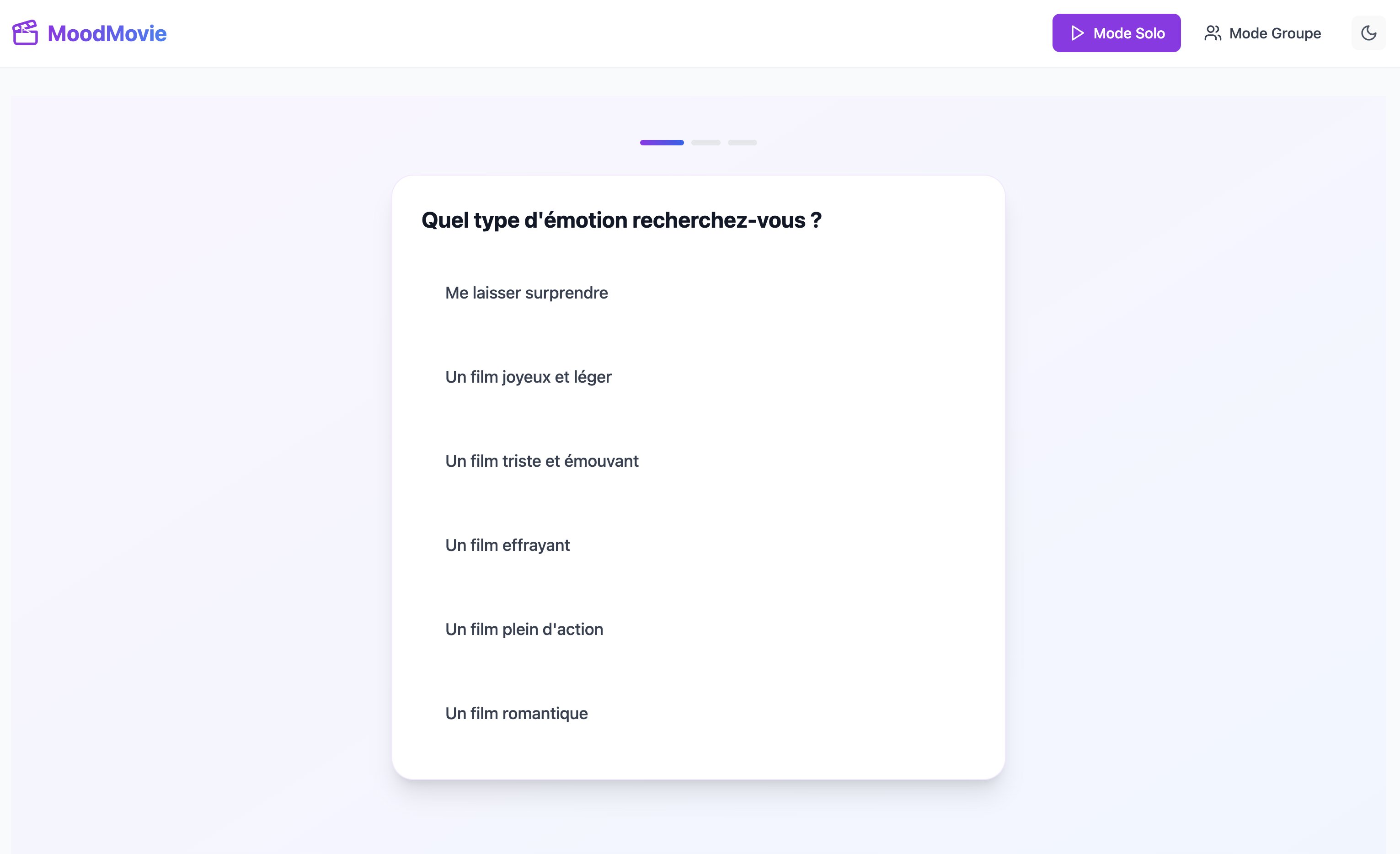MoodMovie screenshot 1
